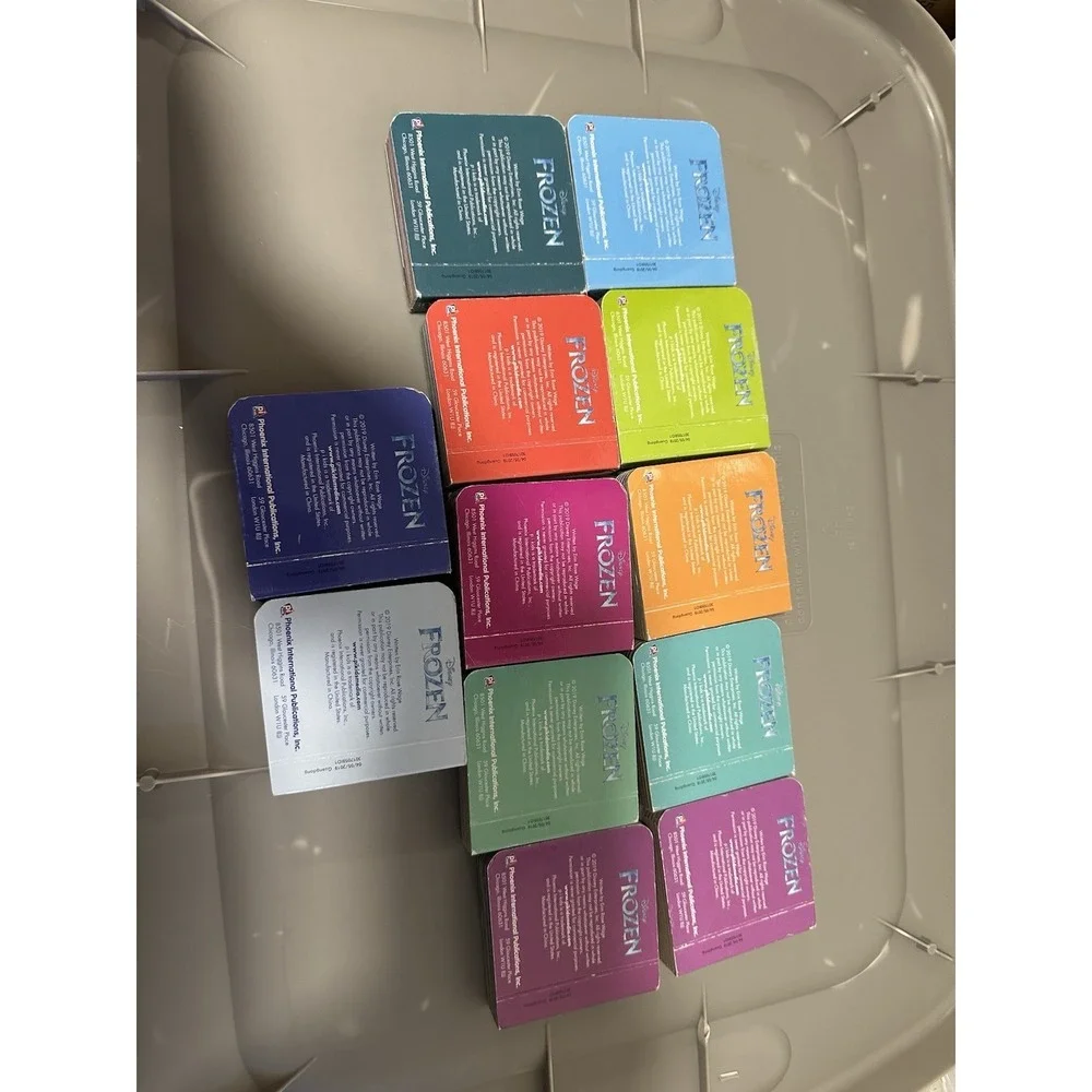 Set Of 12 Mini Frozen Books By Phoenix International